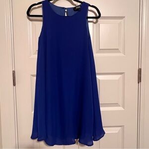 Lulu's Royal Blue Sleeveless Mini Dress